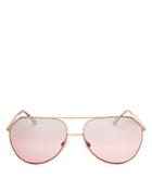Dolce & Gabbana Women's Mirrored Aviator Sunglasses, 59mm