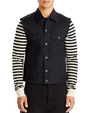 Drkshdw Rick Owens Sleeveless Trucker Denim Vest