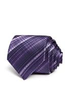 John Varvatos Star Usa Mini Tonal-checked Silk Classic Tie