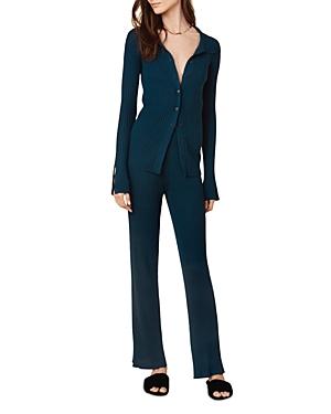 Sablyn Reign Ribbed Cashmere Button Down Top