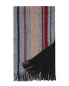 The Men's Store At Bloomingdale's Doubleface Striped Cashmere Scarf - 100% Exclusive