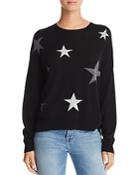 Sundry Star Intarsia Cashmere Sweater