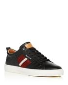 Bally Men's Helvio Embossed Leather Lace-up Sneakers