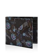 Ted Baker Buttun Printed Leather Bifold Wallet
