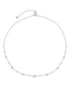 Harakh Colorless Diamond Necklace In 18k White Gold, 1.20 Ct. T.w.