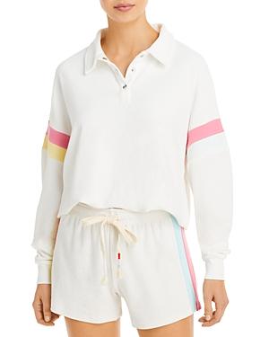 Wildfox Candy Stripe Miami Polo Shirt