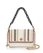 Tory Burch Kira Whipstitch Leather Shoulder Bag