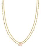 Kendra Scott Emilie Mother Of Pearl Layered Necklace, 15.5-18.5