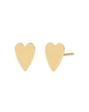 Rachel Reid 14k Yellow Gold Polished Heart Stud Earrings