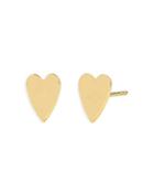 Rachel Reid 14k Yellow Gold Polished Heart Stud Earrings