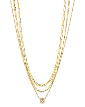 Nadri Golden Trio Necklaces, Set Of 3