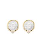 Marina B 18k Yellow Gold Soleil Diamond & Mother-of-pearl Stud Earrings