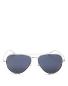 Oliver Peoples X The Row Women's Casse Brow Bar Aviator Sunglasses, 58mm