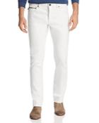John Varvatos Collection Chelsea Slim Fit Jeans In White
