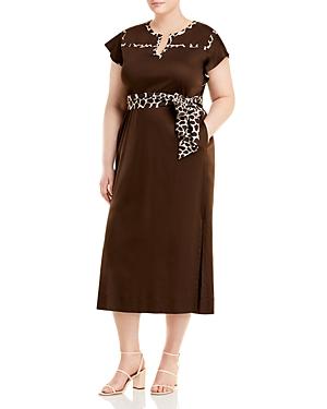 Marina Rinaldi Omero Belted Midi Dress