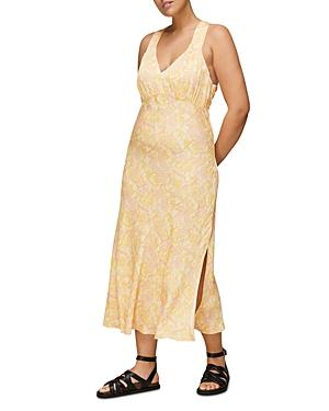Whistles Safari Print Midi Dress