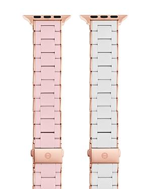 Michele Apple Watch Silicone Wrapped Interchangeable Bracelet Set, 38-45mm