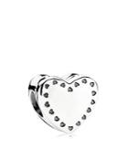 Pandora Charm - Sterling Silver & Cubic Zirconia Gift From The Heart
