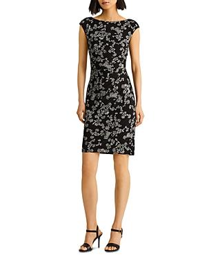 Lauren Ralph Lauren Floral Jersey Sheath Dress