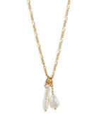 Nadri Pearlfection Cubic Zirconia, Biwa & Keshi Cultured Pearl Pendant Necklace, 16-18
