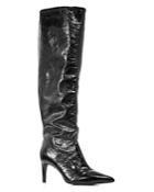 Rag & Bone Women's Beha Pointed Toe Knee-high Leather Boots