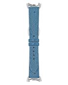 Fendi Selleria Blue Leather Watch Strap, 18mm