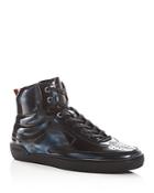 Bally Men's Etra Distressed Leather High Top Sneakers