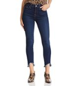 7 For All Mankind Ankle Skinny Jeans In Serrano Night