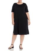 Eileen Fisher Plus Side-slit Dress