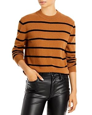 Alice And Olivia Lianne Striped Crewneck Sweater