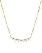 Aqua Sterling Silver Short Pendant Necklace, 14 - 100% Exclusive