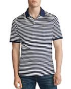 Polo Ralph Lauren Striped Interlock Classic Fit Polo Shirt