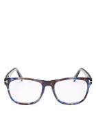 Tom Ford Men's Square Blue Light Glasses, 54mm