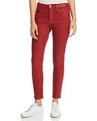 Frame Le High Skinny Jeans In Hunter Red Coated