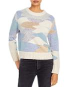 Rebecca Taylor Crewneck Printed Sweater