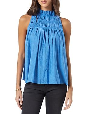 Joie Fern Smocked Yoke Sleeveless Top
