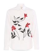 Marni Floral Print Regular Fit Button Down Shirt