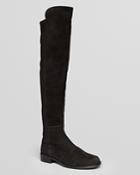 Stuart Weitzman Over The Knee Boots - 5050 Stretch Suede