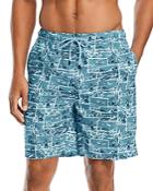 Peter Millar The Hi Life Stretch Printed Classic Fit Swim Trunks