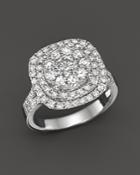 Diamond Statement Ring In 14k White Gold, 2.0 Ct. T.w. - 100% Exclusive