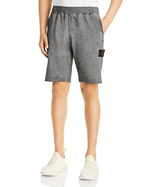 Stone Island Melange Knit Bermuda Shorts