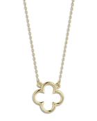 Bloomingdale's Open Clover Pendant Necklace In 14k Yellow Gold - 100% Exclusive