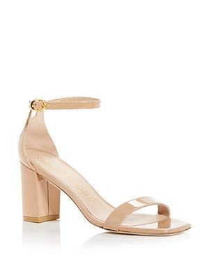 Stuart Weitzman Women's Nudist Curve Block Heel Sandals