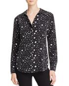 Kate Moss For Equipment Slim Signature Clean Star Shirt