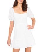 1.state Puff Sleeve Seamed Bodice Dress