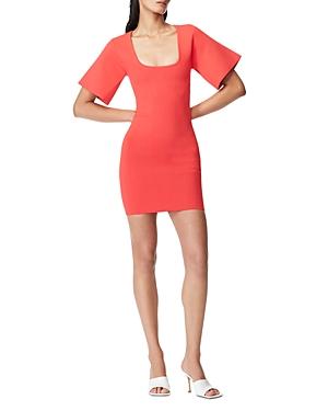 Herve Leger Short Sleeve Mini Dress