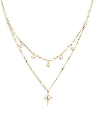 Aqua Xx Star Layered Pendant Necklace In Gold Tone, 16.25-18.25 - 100% Exclusive