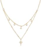 Aqua Xx Star Layered Pendant Necklace In Gold Tone, 16.25-18.25 - 100% Exclusive