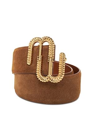 Maje Signature Twist Leather Belt