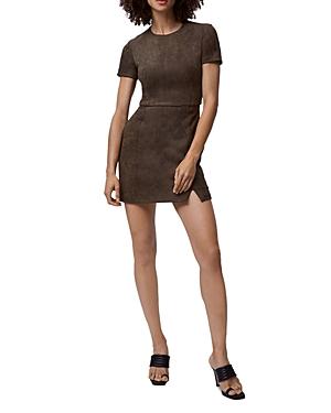 French Connection Patty Faux Suede Mini Dress